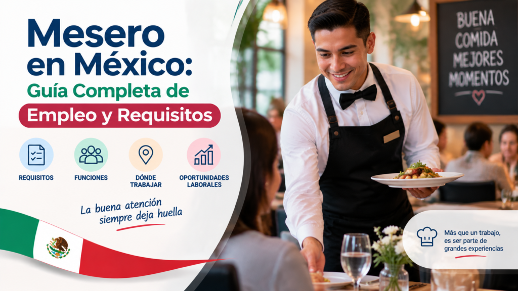 Mesero en méxico